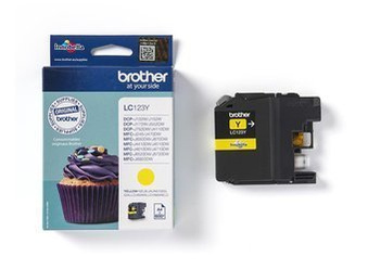 Originální inkoust Brother LC123Y [Žlutý]