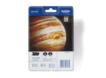 Originální inkoust Brother LC1240BKBP2 [LC1240BK] [Černý] [Dva kusy]