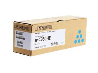 Originální toner Ricoh SP C360HE [408185] [Modrý]