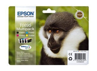 Originální inkousty Epson T0895 [C13T08954010] [CMYK] [Sada]