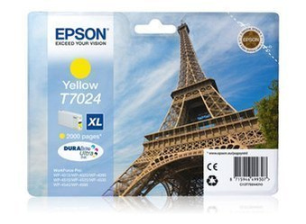 Originální inkoust Epson T7024 XL [C13T70244010] [Žlutý]