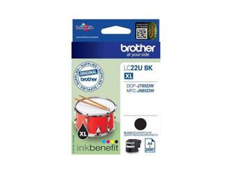 Originální inkoust Brother LC22UXL BK [Černý]