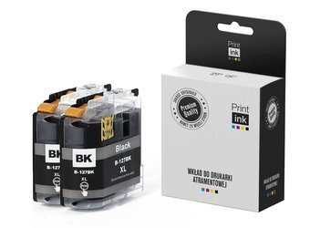 Kompatibilní inkoust Brother LC127XLBKBP [Černý] [Dva kusy] od Print.ink
