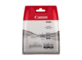 Originální inkoust Canon PGI-520BK [2932B019] [Černý] [Dva kusy]
