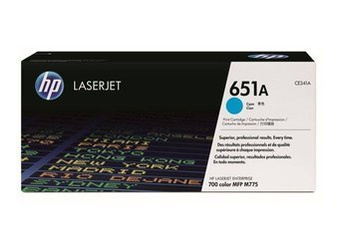 Originální toner HP 651A [CE341A] [Modrý]