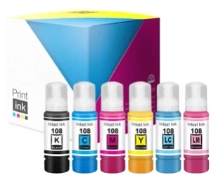 Sada kompatibilních inkoustů Epson 108 [CMYK] od Print.ink