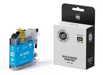Kompatibilní inkoust Brother LC123C [Modrý] od Print.ink