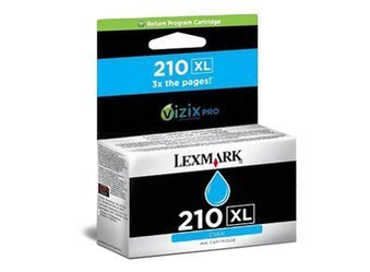 Originální inkoust Lexmark 210XL [14L0175E] [Modrý]