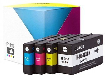 Sada kompatibilních inkoustů HP 950XL + 951XL [C2P43AE] [CMYK] od Print.ink