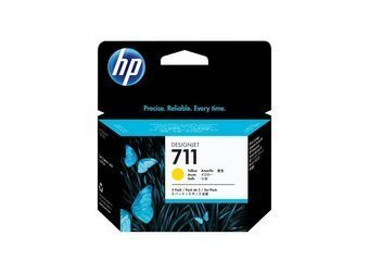 Originální inkoust HP 711 [CZ136A] [Žlutý] [Tři kusy]