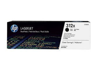 Originální toner HP 312X [CF380XD] [Černý] [Dva kusy]
