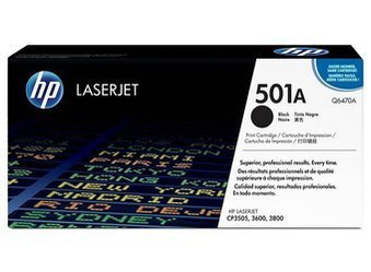 Originální toner HP 501A [Q6470A] [Černý]