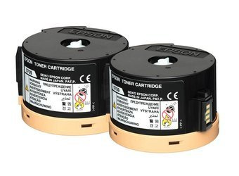 Originální toner Epson 0709 [C13S050711] [Černý] [Dva kusy]