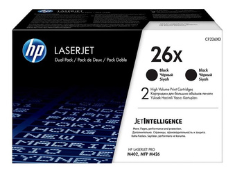 Originální toner HP 26X [CF226XD] [Černý] [Dva kusy]