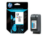 Originální inkoust HP 17 [C6625A] [Tribarevný]