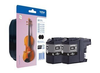 Originální inkoust Brother LC127XLBKBP2 [LC127XL-BK] [Černý] [Dva kusy]