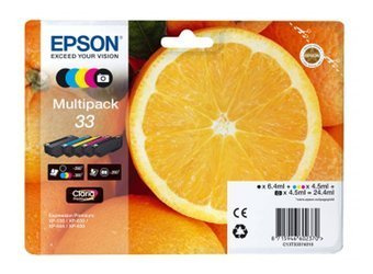 Originální inkousty Epson 33 [T3337] [C13T33374010] [CMYK] [Sada]