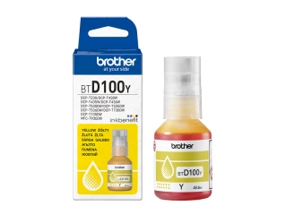 Originální inkoust Brother BTD100Y [Žlutý]