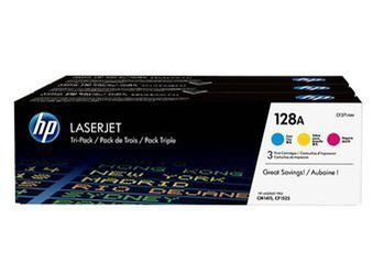Originální tonery HP 128A [CF371A] [CMY] [Tři kusy]