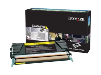 Originální toner Lexmark X746A1YG [Žlutý]