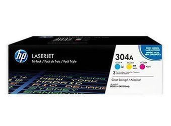 Originální tonery HP 304A [CF372AM] [CMY] [Tři kusy]