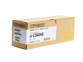 Originální toner Ricoh SP C360HE [408187] [Žlutý]