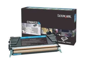 Originální toner Lexmark C746A1CG [Modrý]