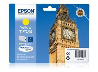 Originální inkoust Epson T7034 L [C13T70344010] [Žlutý]
