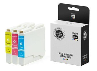Sada kompatibilních inkoustů Brother LC1000RBWBP [CMY] [Tři kusy] od Print.ink