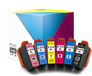 Sada kompatibilních inkoustů Epson 378XL [T3798] [C13T37984010] [CMYK+L] od Print.ink