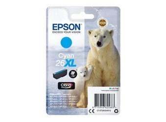 Originální inkoust Epson 26XL [T2632] [C13T26324012] [Modrý]