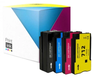 Sada kompatibilních inkoustů HP 712 [CMYK] od Print.ink