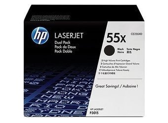 Originální toner HP 55X [CE255XD] [Černý] [Dva kusy]