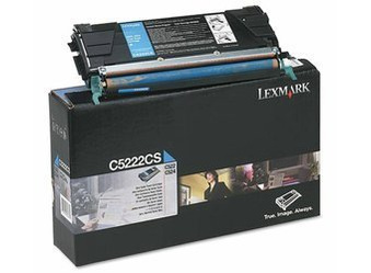 Originální toner Lexmark C5222CS [Modrý]