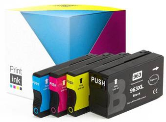 Sada kompatibilních inkoustů HP 963XL [CMYK] od Print.ink