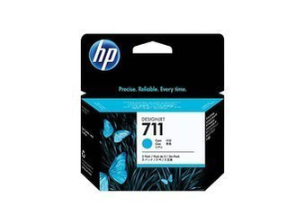 Originální inkoust HP 711 [CZ134A] [Modrý] [Tři kusy]