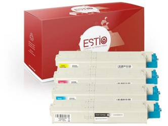 Kompatibilní tonery OKI 4649060P [CMYK] sada od Estio