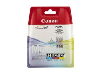 Originální inkoust Canon CLI-521 [2934B015] [CMY] [Tři kusy]