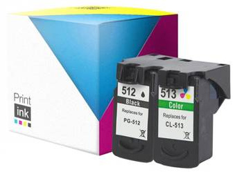 Sada kompatibilních inkoustů Canon PG-512 + CL-513 [CMYK] od Print.ink