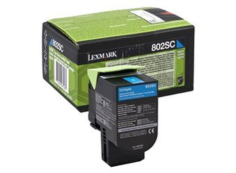 Originální toner Lexmark 802SC [80C2SC0] [Modrý]