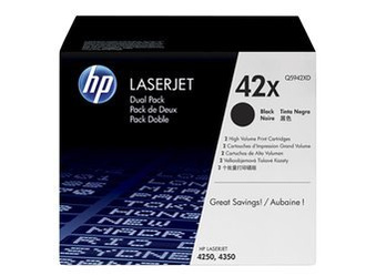 Originální toner HP 42X [Q5942XD] [Černý] [Dva kusy]
