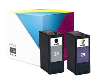 Sada kompatibilních inkoustů Lexmark 28 + 29 [18C1520E] [CMYK] od Print.ink