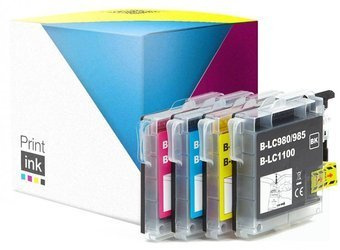 Sada kompatibilních inkoustů Brother LC1100HYVALBP [CMYK] od Print.ink