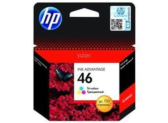 Originální inkoust HP 46 [CZ638AE] [Tribarevný]