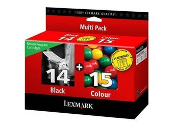 Originální inkousty Lexmark 14 + 15 [80D2979] [CMYK] [Sada]