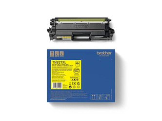 Originální toner Brother TN821XL Y [Žlutý]