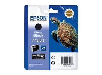 Originální inkoust Epson T1571 [C13T15714010] [Foto Černý]