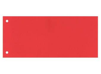 Podlouhlé záložky 1/3 A4 Esselte červené 100 ks