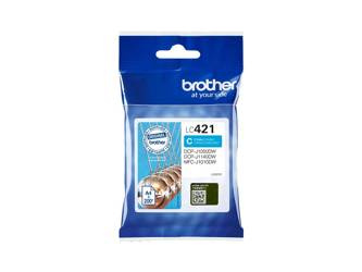 Originální inkoust Brother LC421C [Modrý]