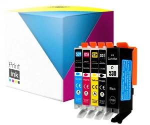 Sada kompatibilních inkoustů Canon PGI-530 + CLI-531 [CMYK] od Print.ink